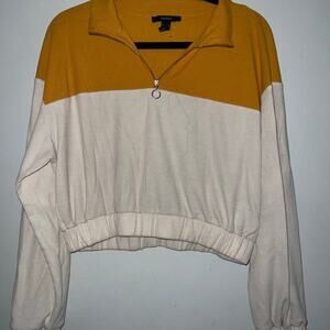 Forever 21 Large crop sweater top